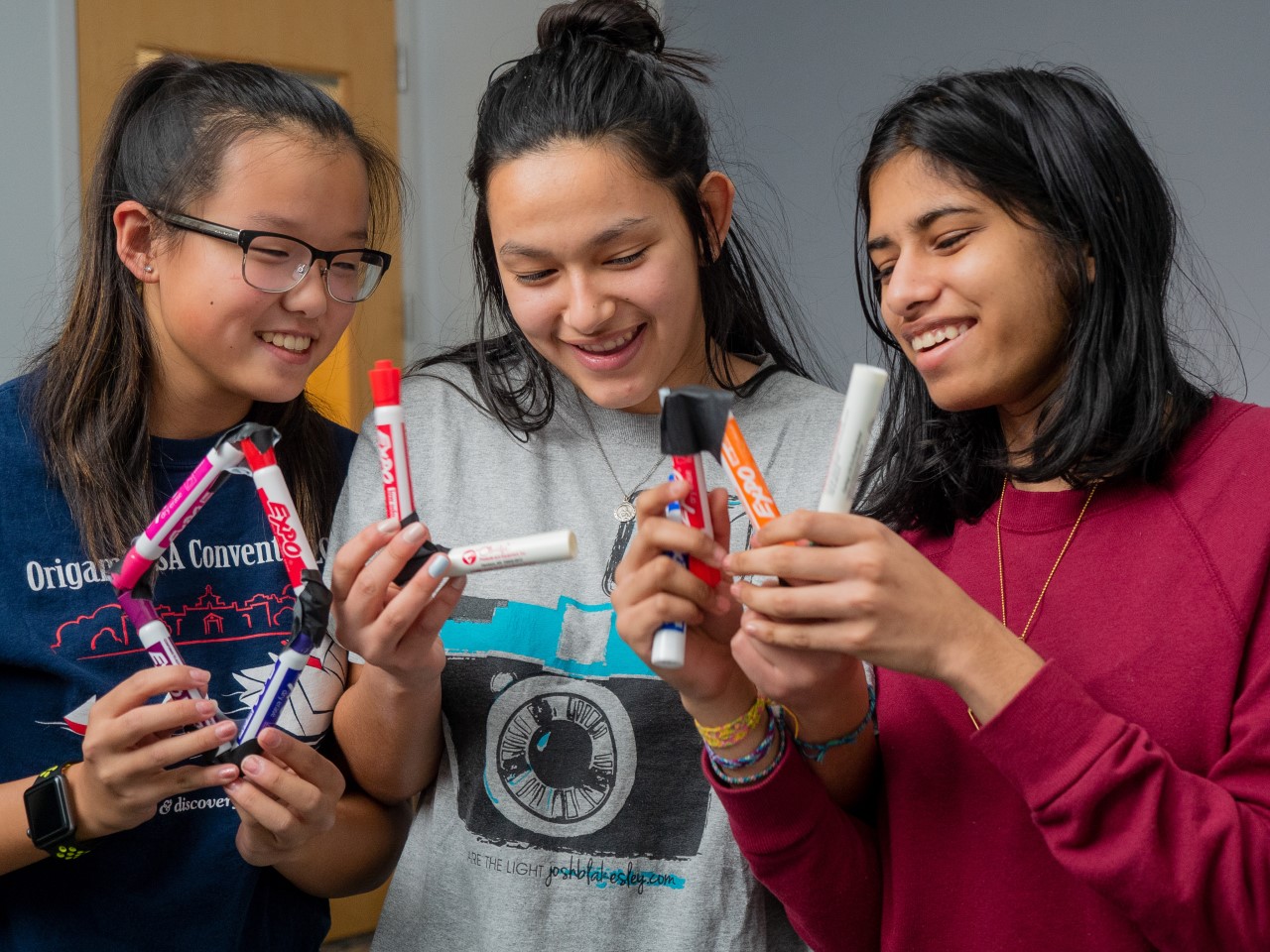 From left to right: Megan Ku, Kristin Aoki, Shreya Chowdhary